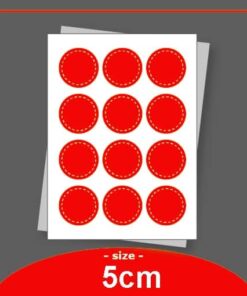 Round Shape - Size 5cm (Semi)