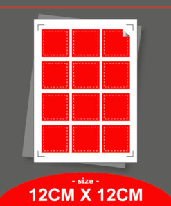 Square Shape - Size 12cm (Semi)