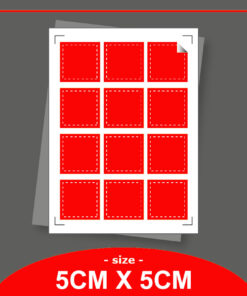 Square Shape - Size 5cm (Semi)